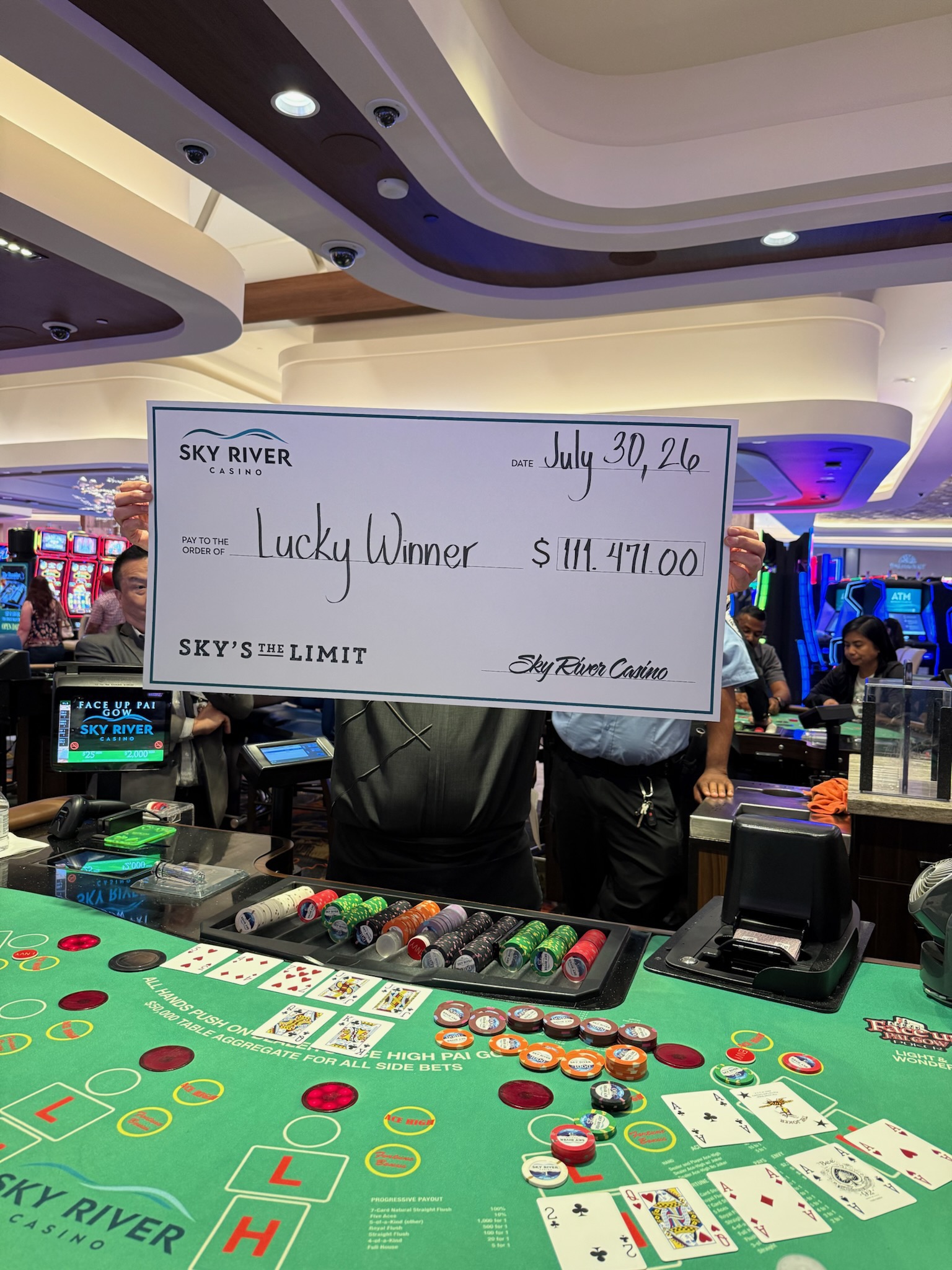 Face Up Pai Gow Jackpot